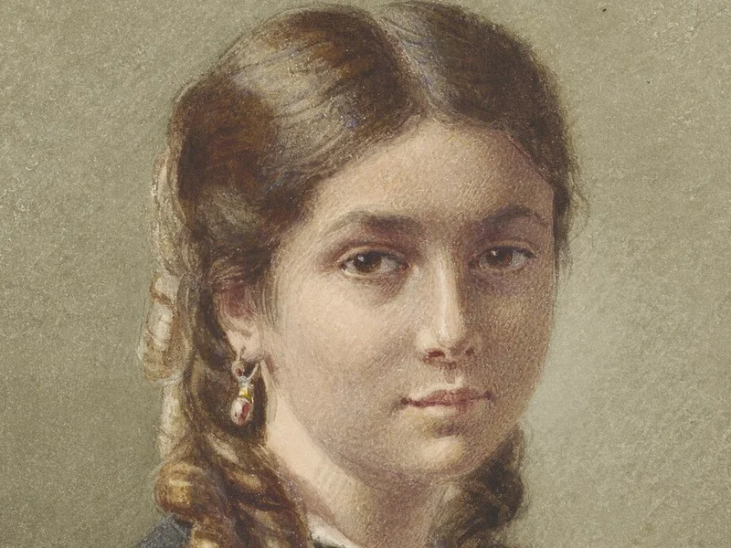 1811-David Eduard Steiner - Ritratto femminile